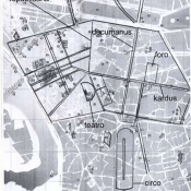 Plano Ibérico y Romano de Córdoba